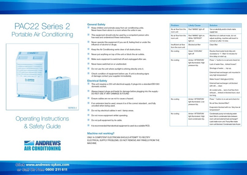 andrews 2 Series Product information sheet