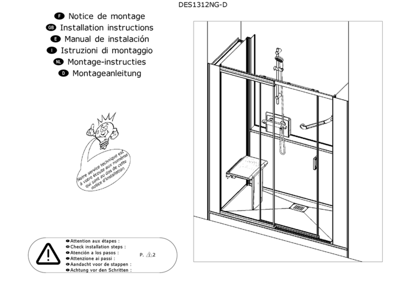 Kinedo Kinemagic Royal 2 DES1312NG-D User manual Kinedo Kinemagic Royal 2 DES1312NG-D User manual