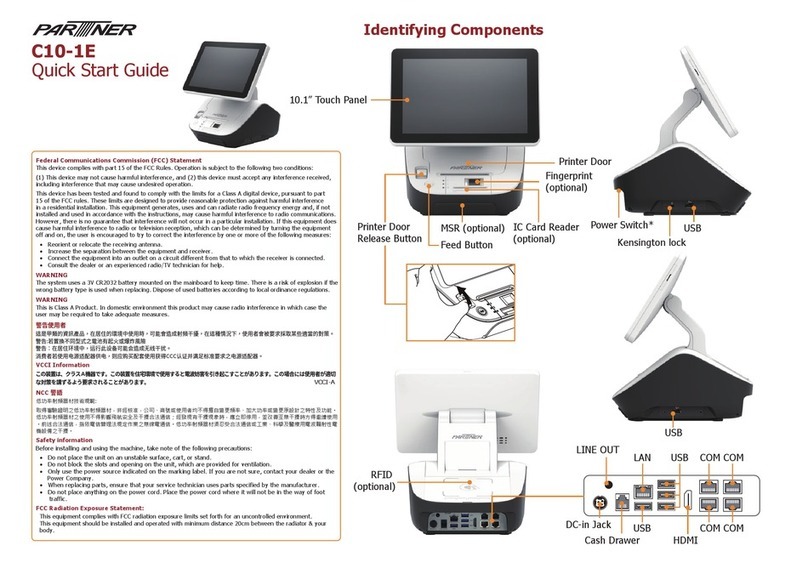 Partner C10-1E User manual