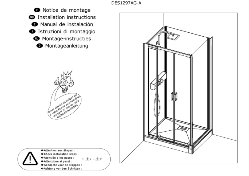 Kinedo Kinemagic DES1297AG-A User manual Kinedo Kinemagic DES1297AG-A User manual