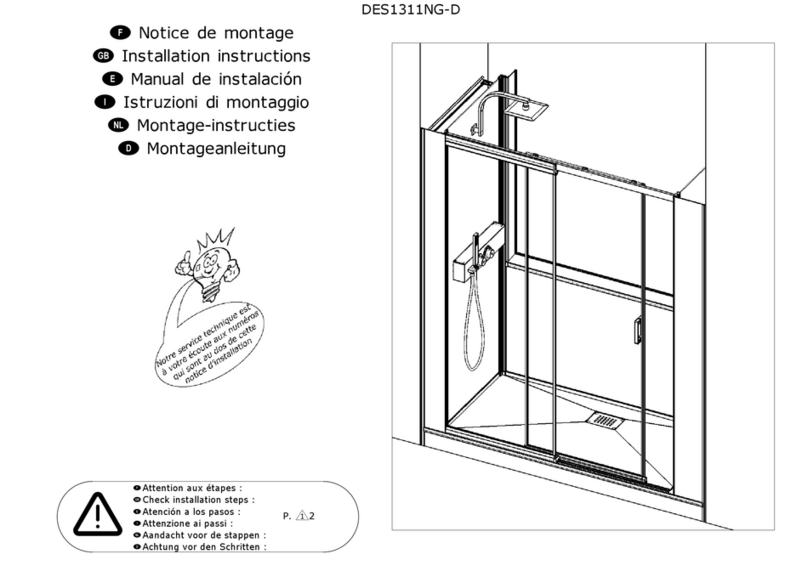 Kinedo Kinemagic Design DES1311NG-D User manual