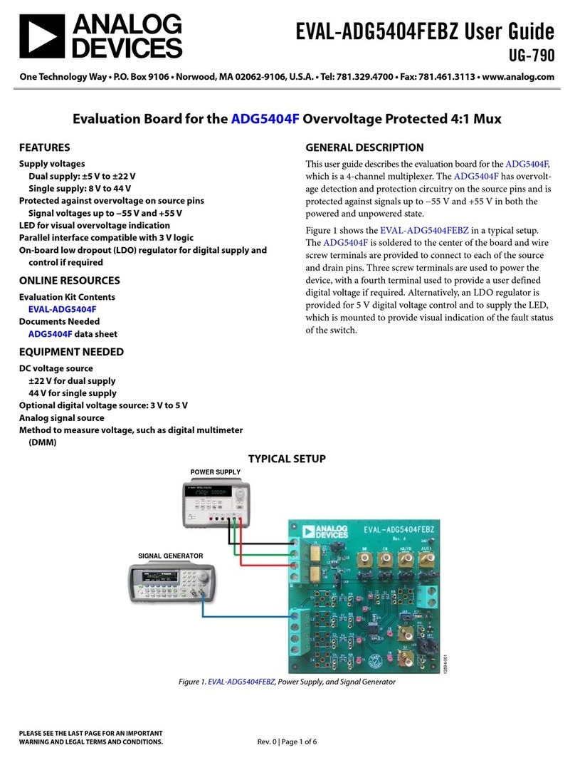 Analog Devices EVAL-ADG5404FEBZ User manual
