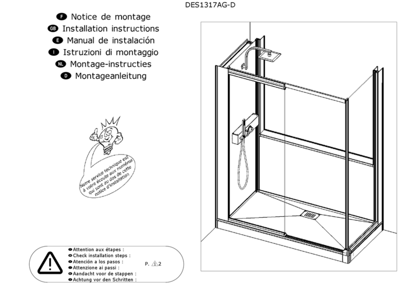 Kinedo Kinemagic Design DES1317AG-D User manual