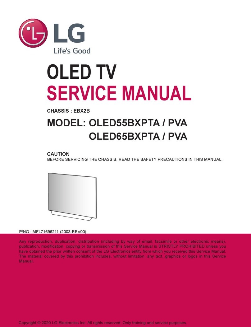 LG OLED55BXPTA Service manual