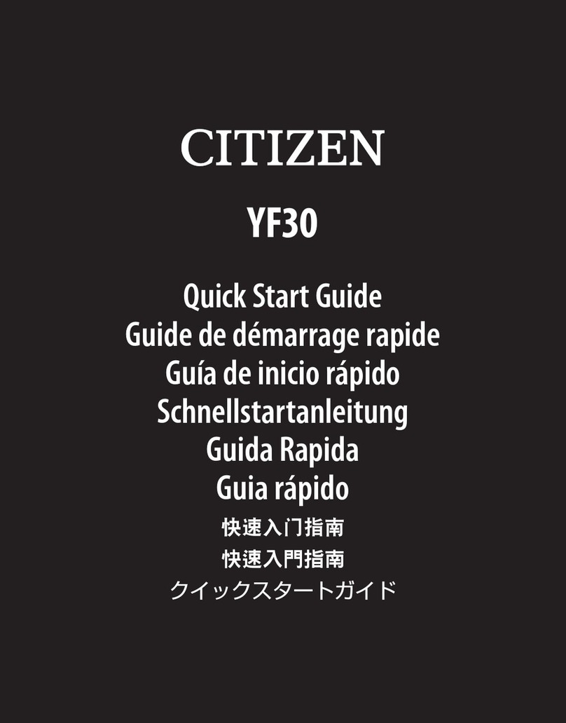 Citizen YF30 User manual