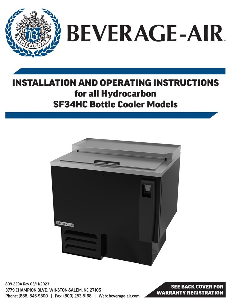 Beverage-Air SF34HC User manual