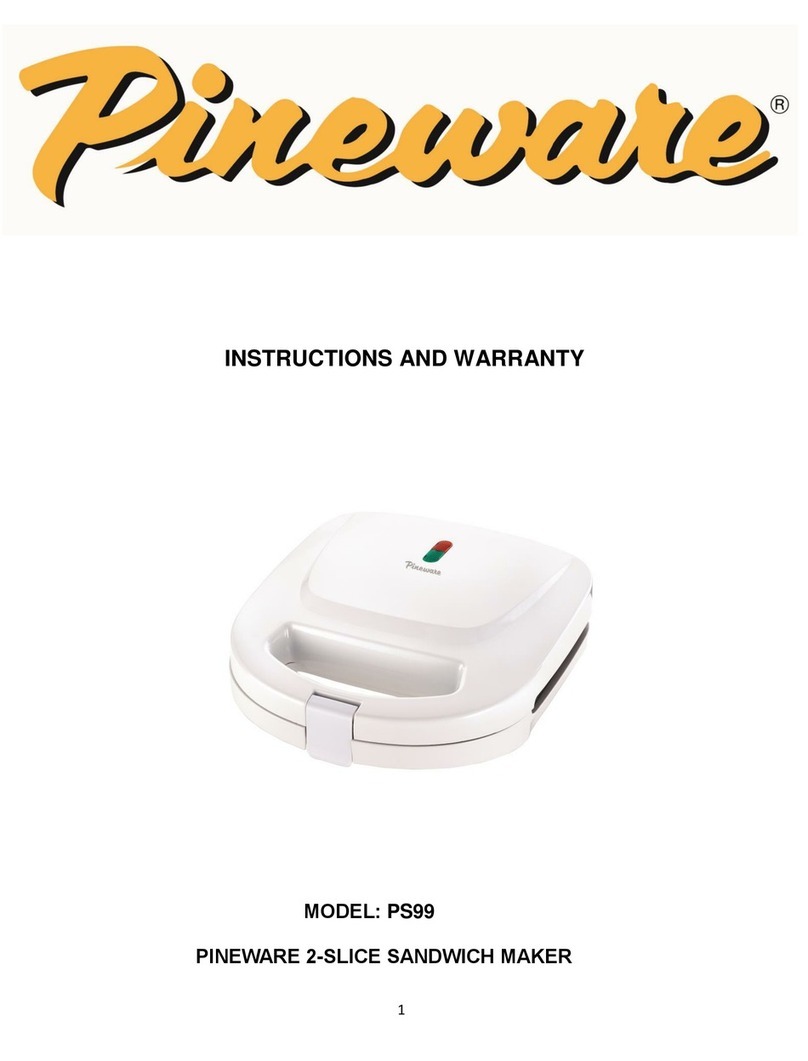 Pineware PS99 Instructions and warranty