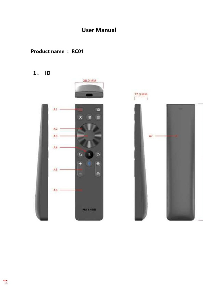 MAXHUB RC01 user manual