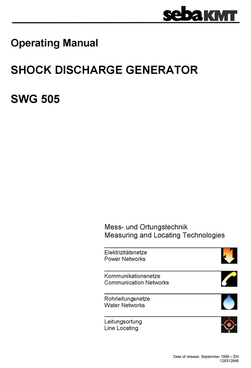 sebaKMT SWG 505 operating manual