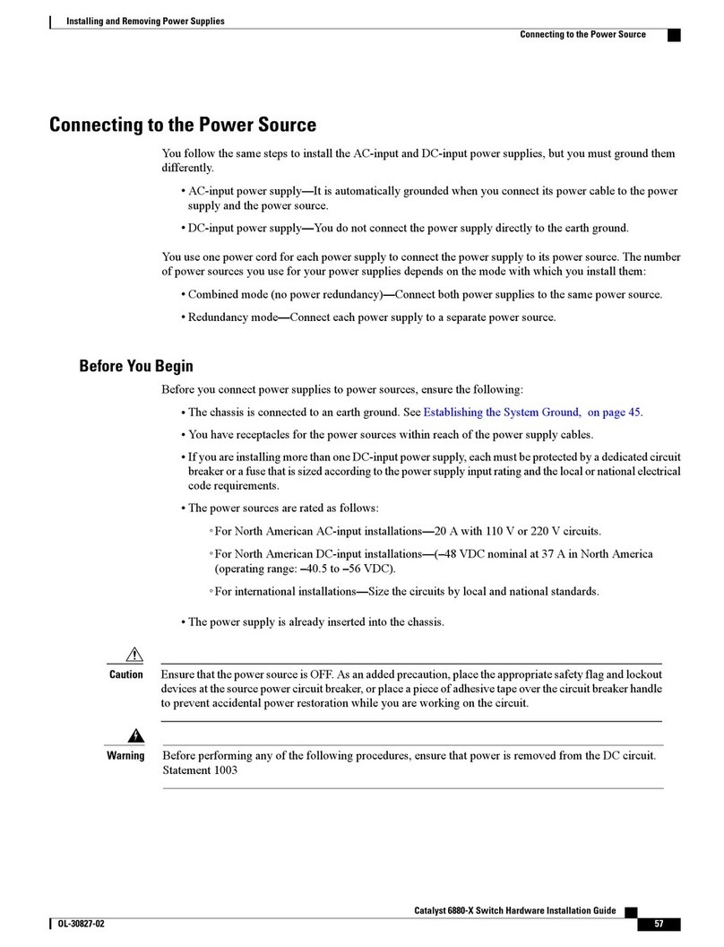Cisco C6880-X-LE-16P10G Instruction Manual