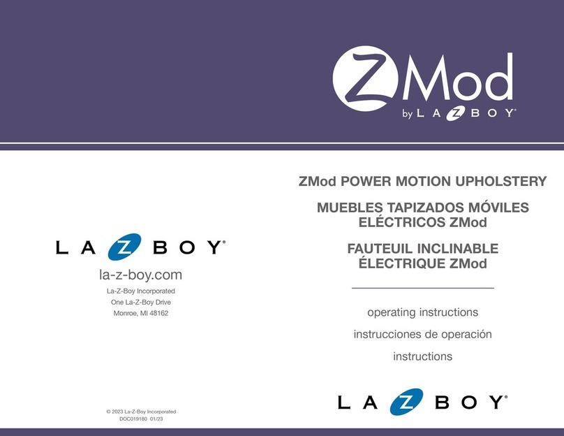 LAZBOY ZMod POWER MOTION UPHOLSTERY User manual LAZBOY ZMod POWER MOTION UPHOLSTERY User manual