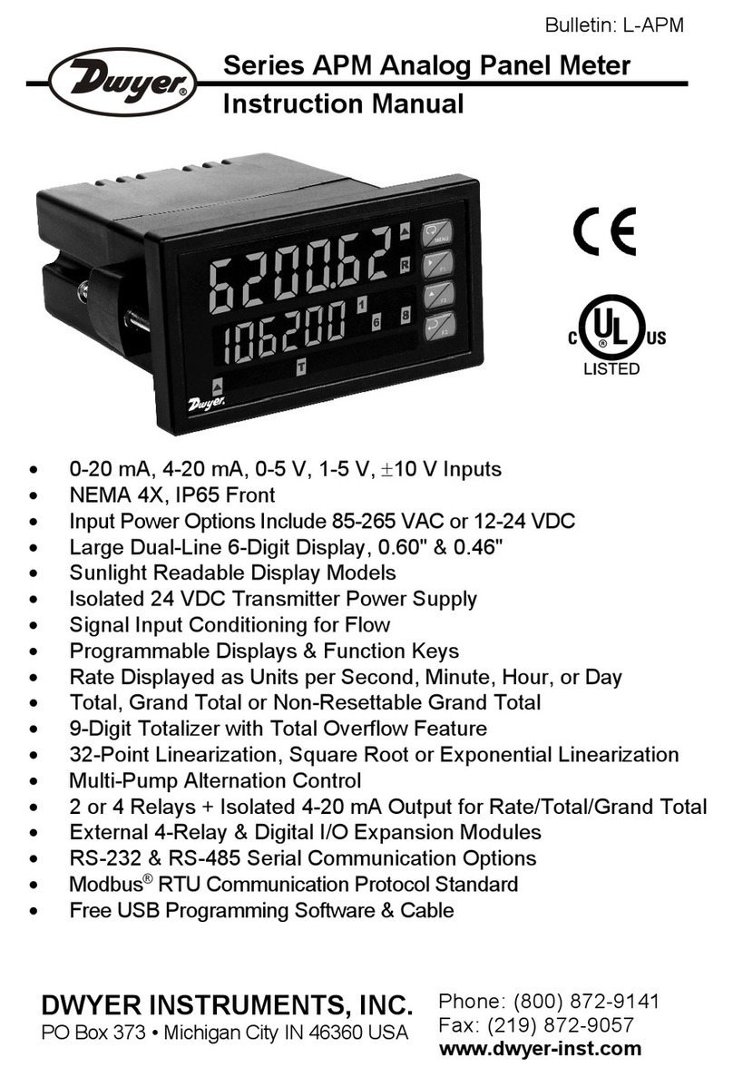 Dwyer Instruments APM-100 User manual