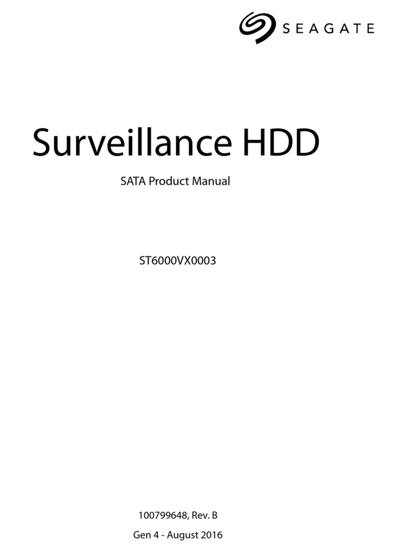 Seagate Surveillance HDD User manual