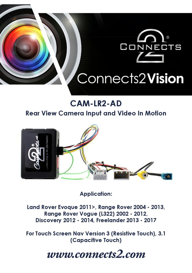 Connects2 Connects2Vision CAM-LR2-AD User manual Connects2 Connects2Vision CAM-LR2-AD User manual