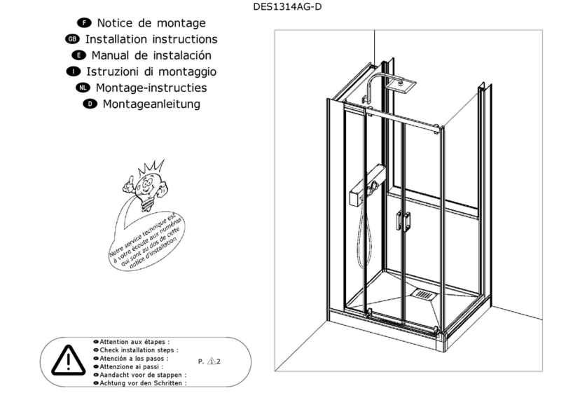 Kinedo Kinemagic Design DES1314AG-D User manual