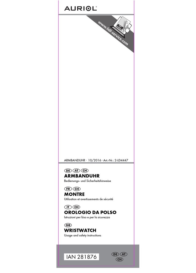 Auriol 2-LD4447 Usage and safety instructions