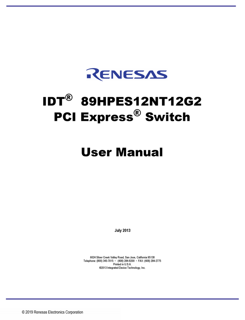 Renesas IDT 89HPES12NT12G2 User manual