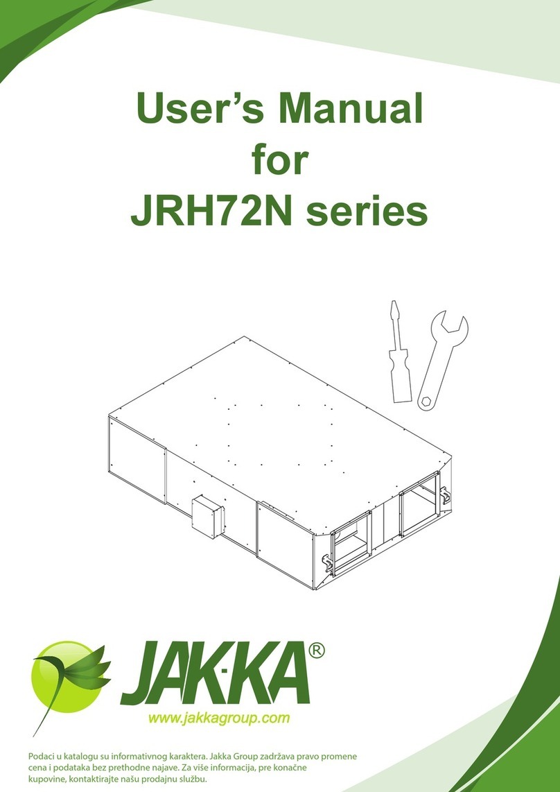 Jakka JRH72N Series user manual