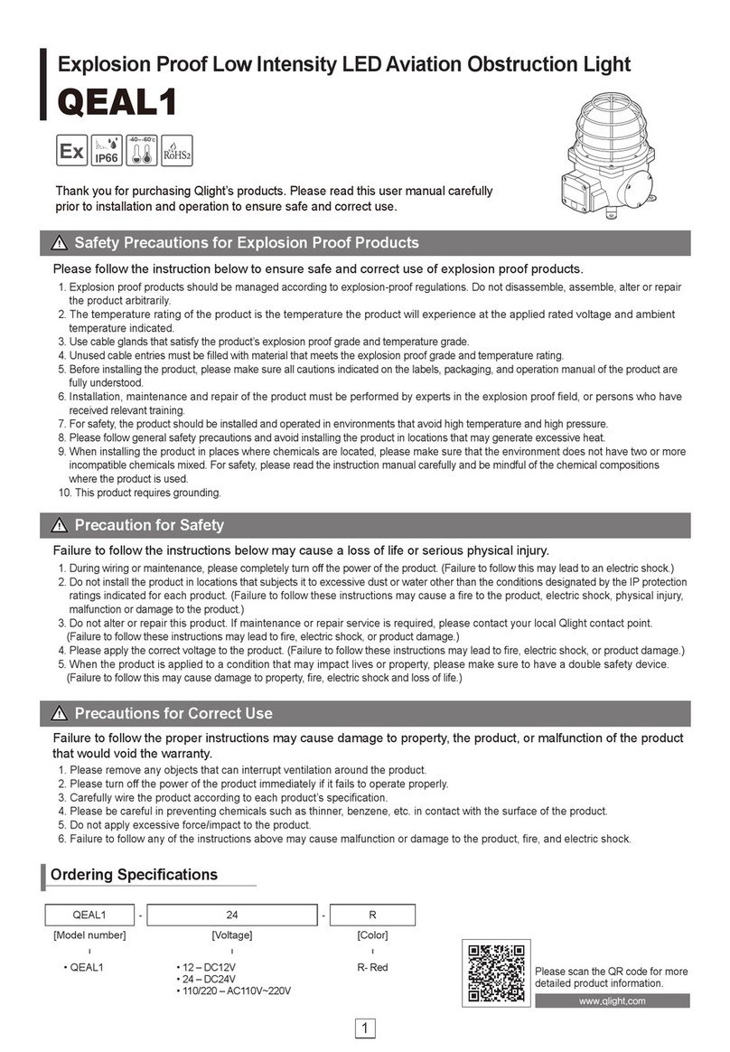Qlight QEAL1 instruction manual