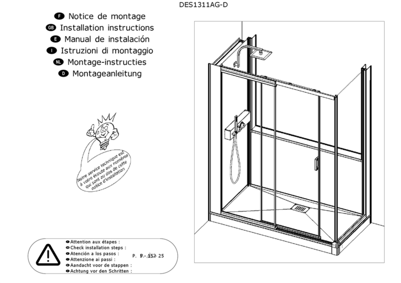 Kinedo Kinemagic Design DES1311AG-D User manual