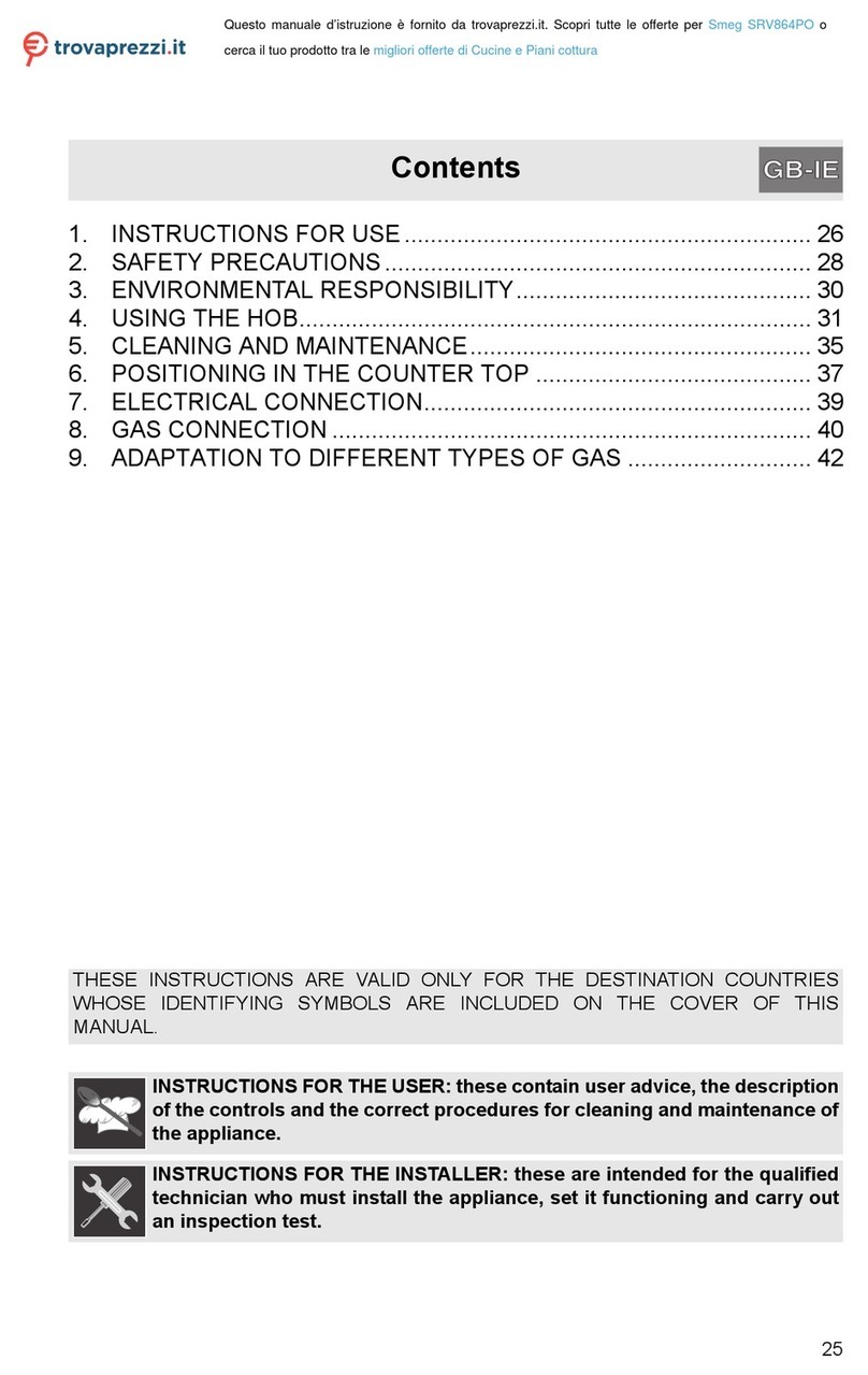 Smeg SRV864PO User manual