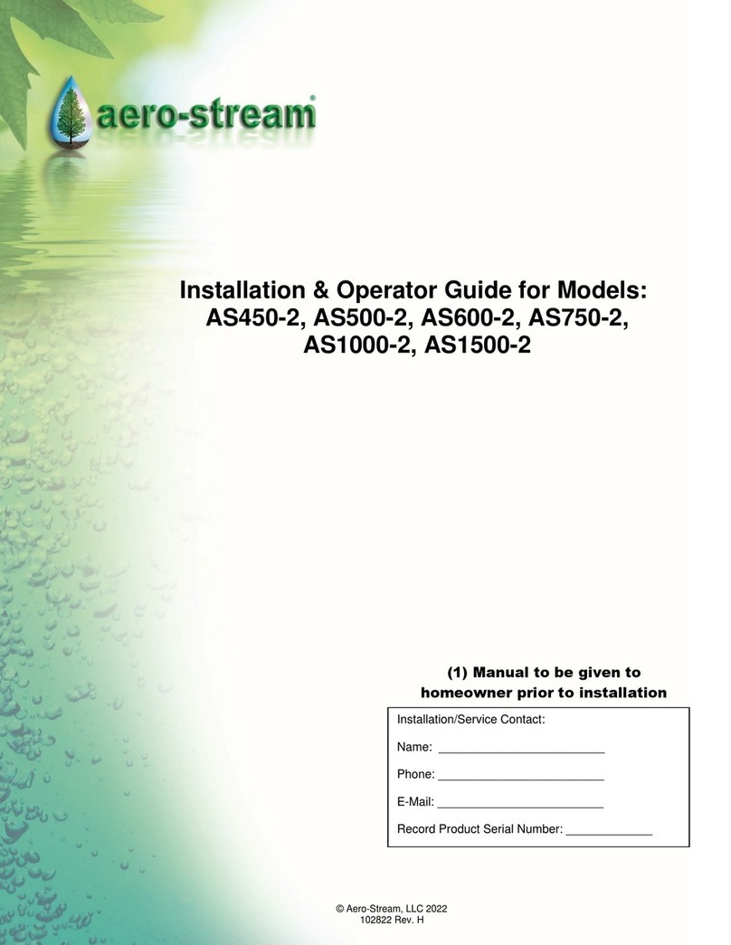 aero-stream AS450-2 Installation and operator's guide