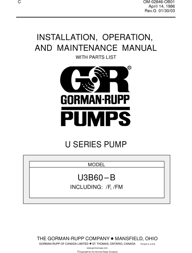 GORMAN-RUPP PUMPS U3B60-B Application guide