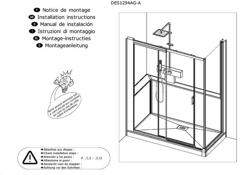 Kinedo Kinemagic Design DES1294AG-A User manual