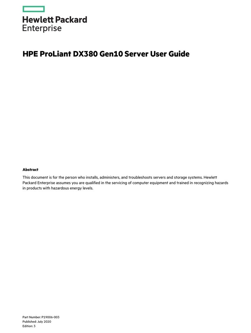 HPE ProLiant DX380 Gen10 User manual