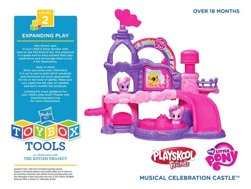Hasbro Playskool Friends Musical Celebration Castle Featuring My Little... User manual