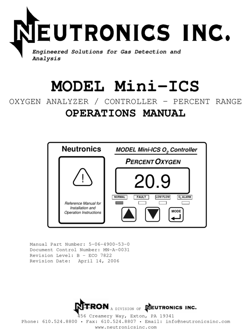 Neutronics NTRON Mini-ICS Operation manual