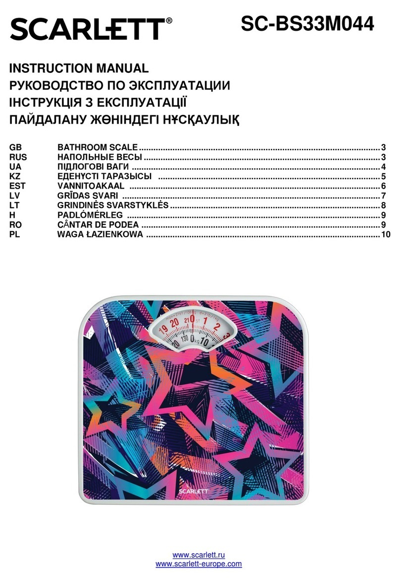 Scarlett SC-BS33M044 User manual