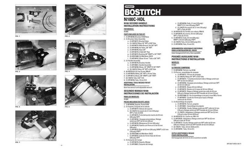 Stanley BOSTITCH N100C-HDL User manual
