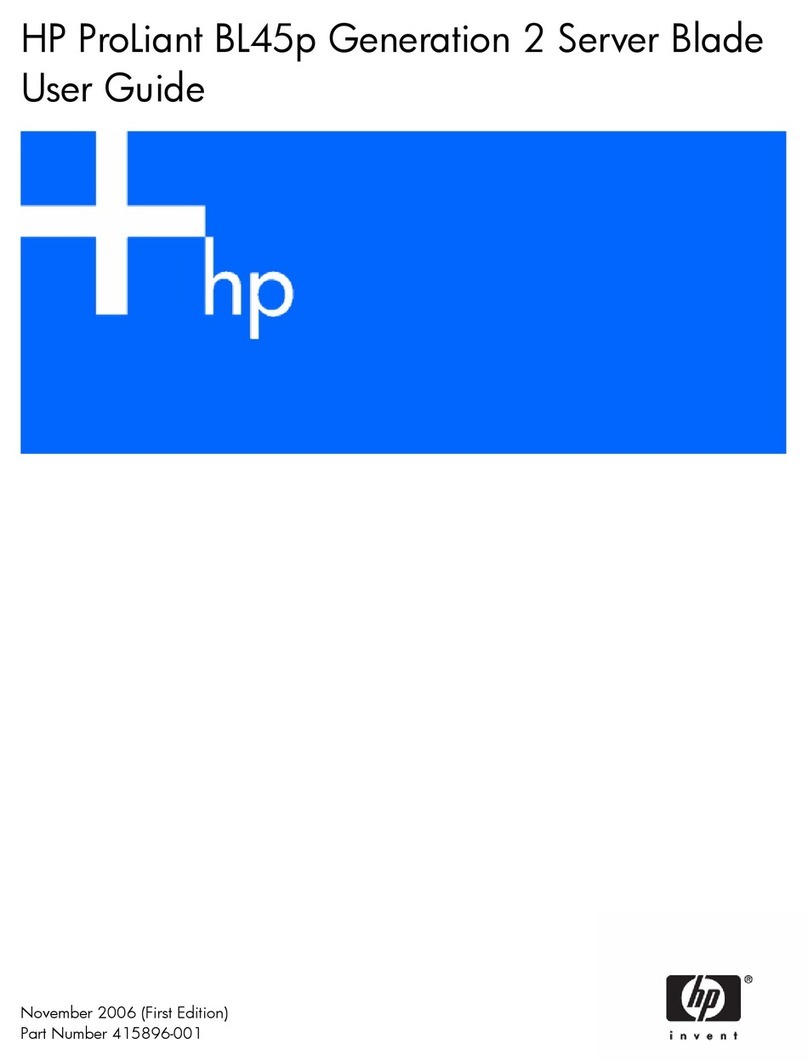 HP PROLIANT BL45P User manual