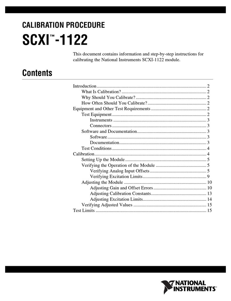 National Instruments SCXI -1122 Manual National Instruments SCXI -1122 Manual