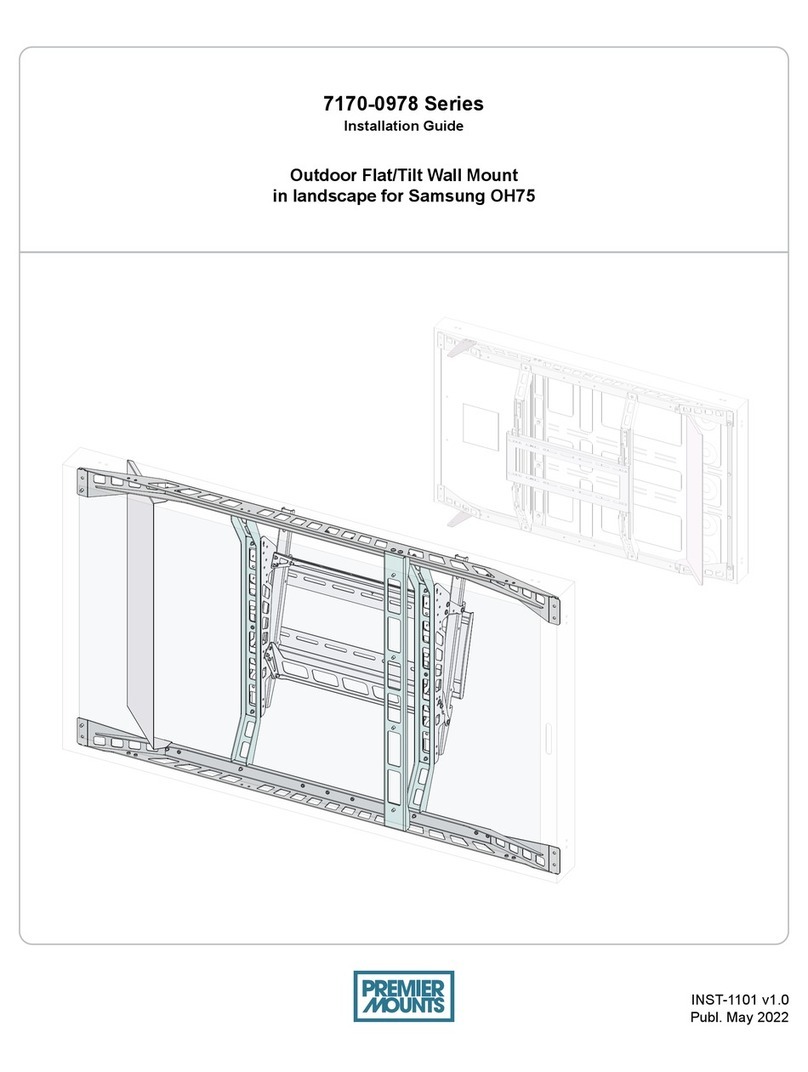 Premier Mounts 7170-0978 Series User manual