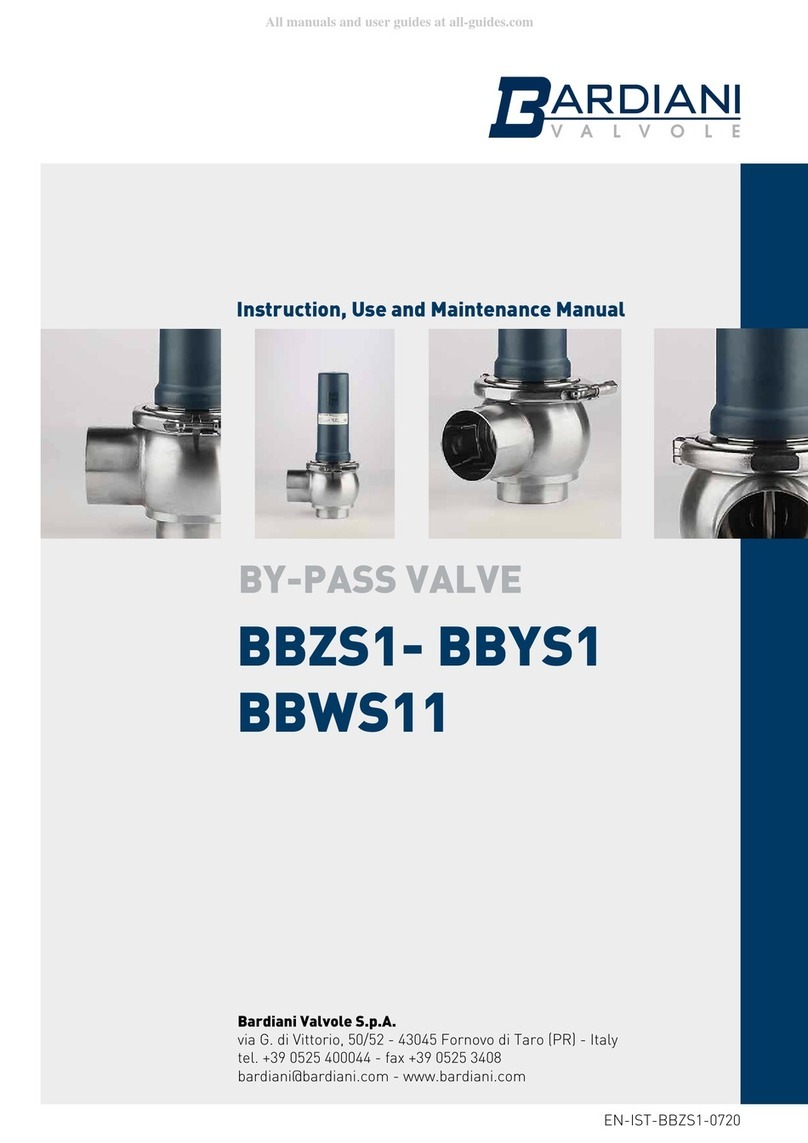 Bardiani BBZS1 Specification sheet Bardiani BBZS1 Specification sheet