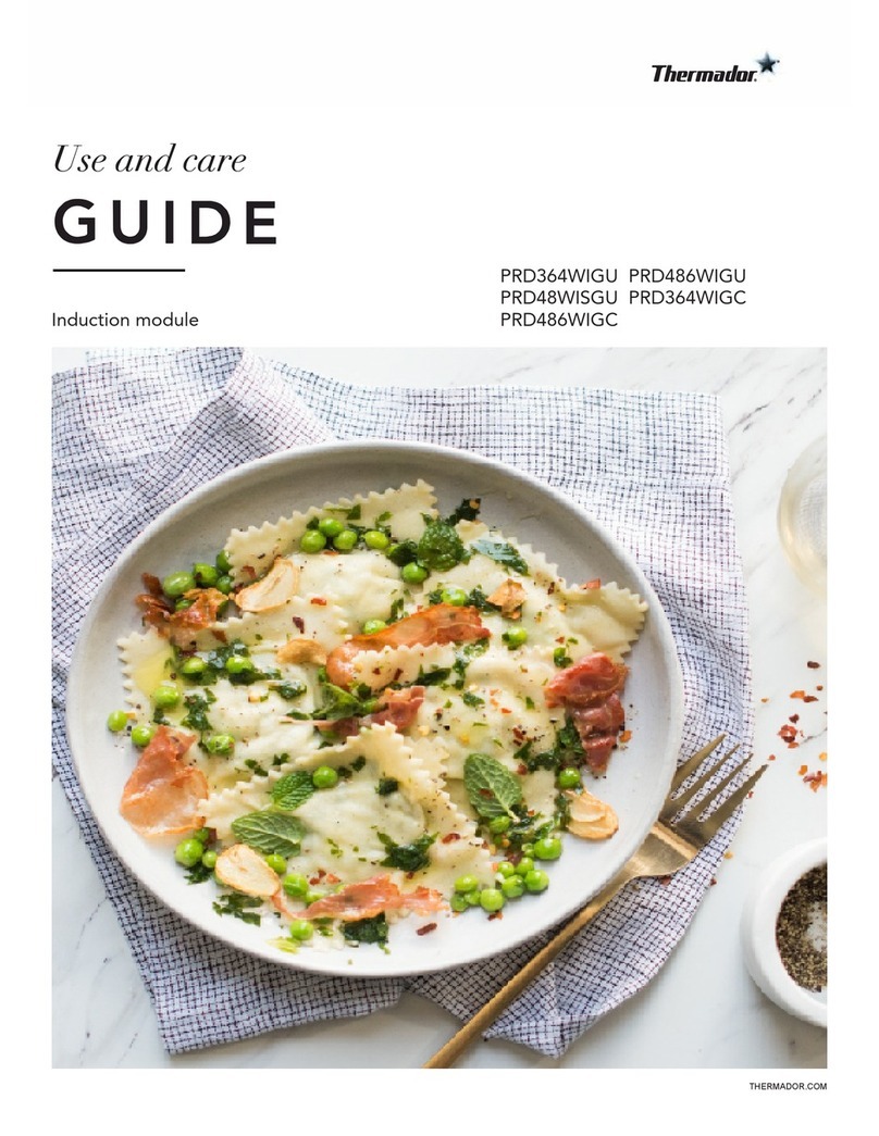 Thermador PRD364WIGU Use and care guide