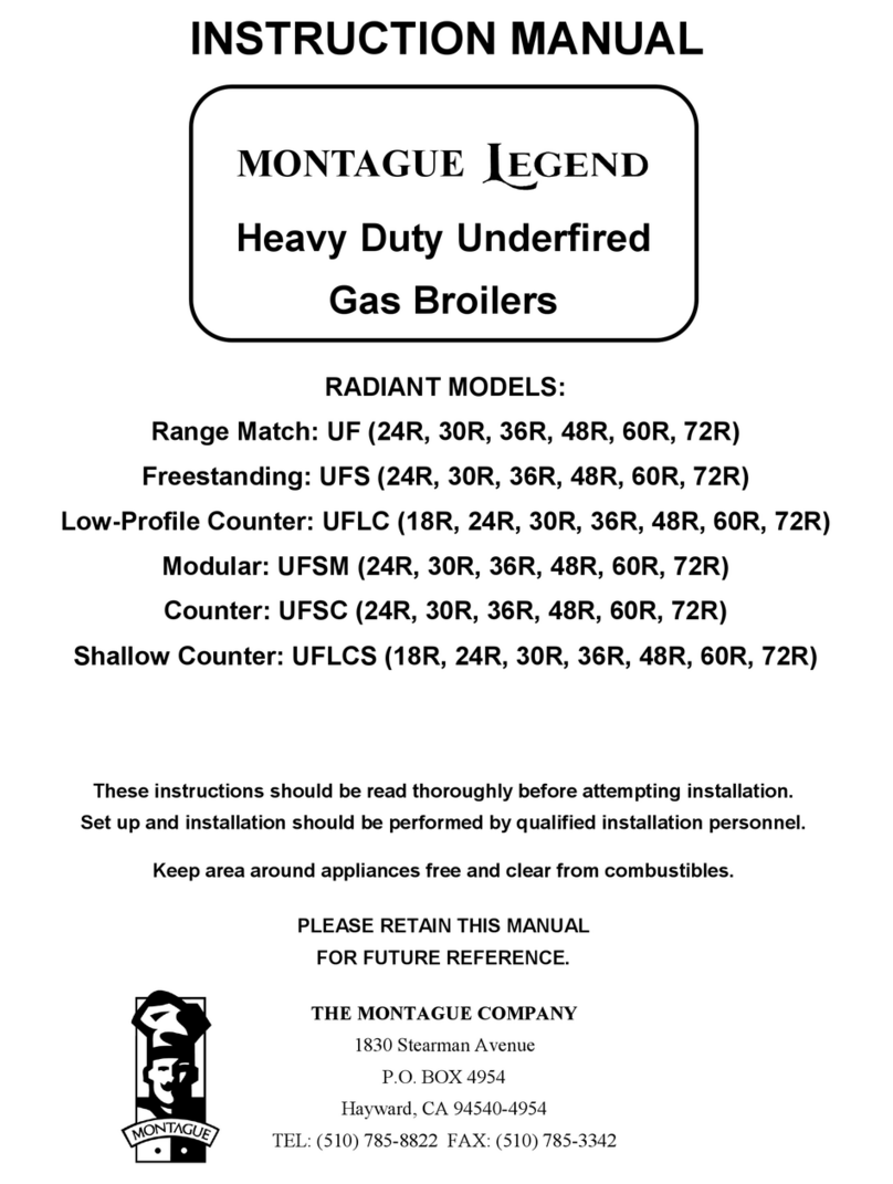 MONTAGUE LEGEND UF24R instruction manual MONTAGUE LEGEND UF24R instruction manual