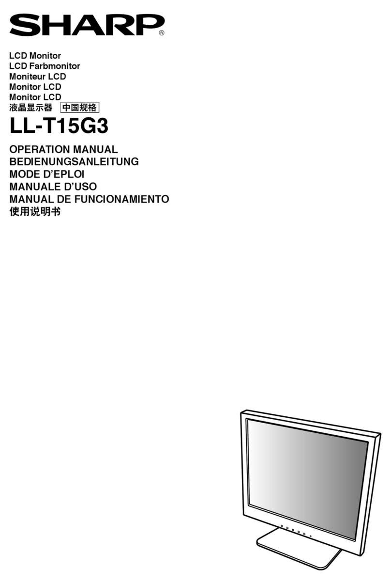 Sharp LL-T15G3 User manual