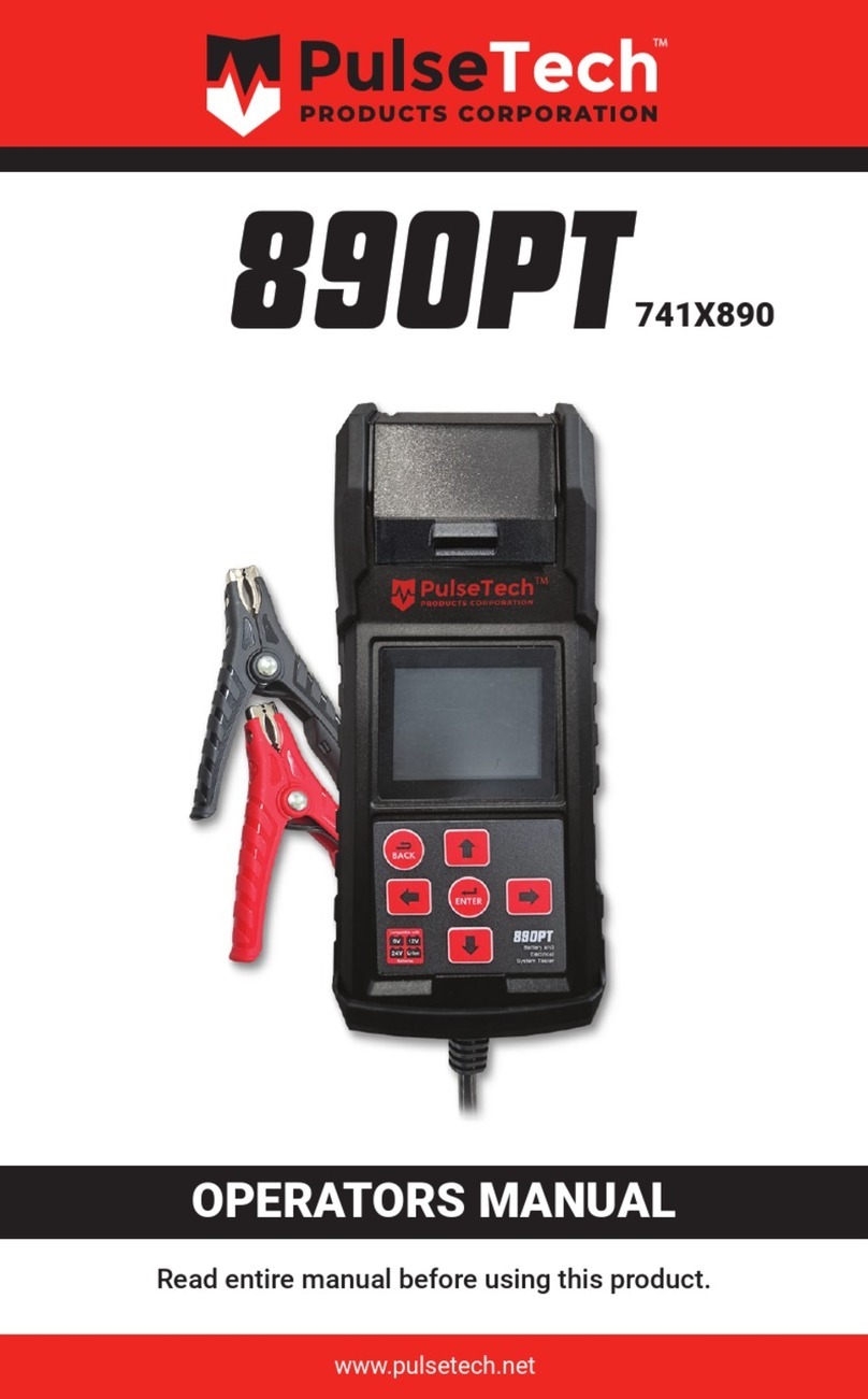 PulseTech 890PT Operator's manual