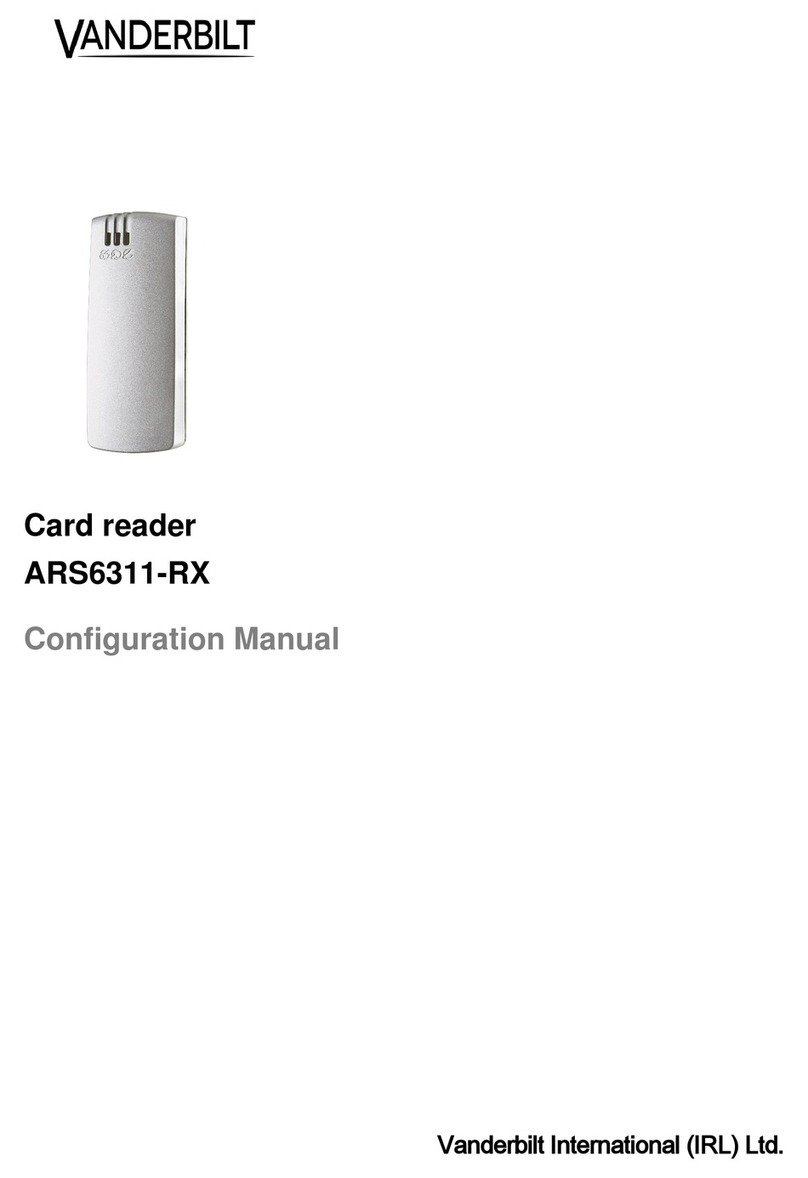 Vanderbilt ARS6311-RX Configuration manual