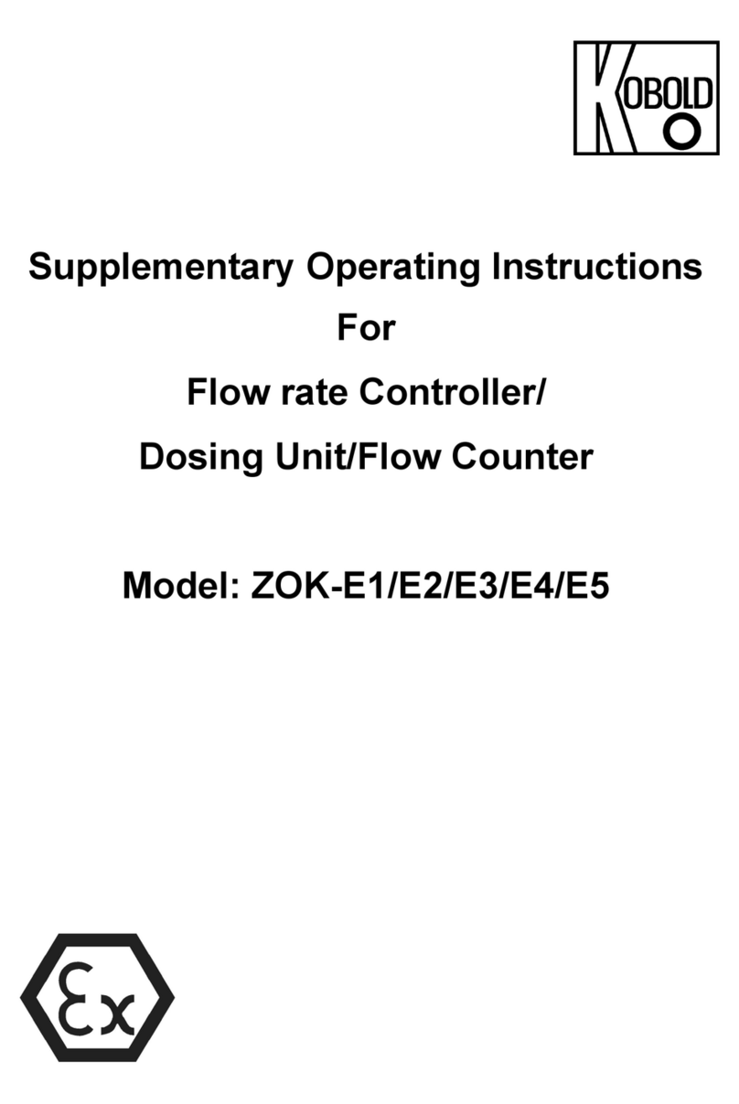 Kobold ZOK-E1 Supplementary operating instructions