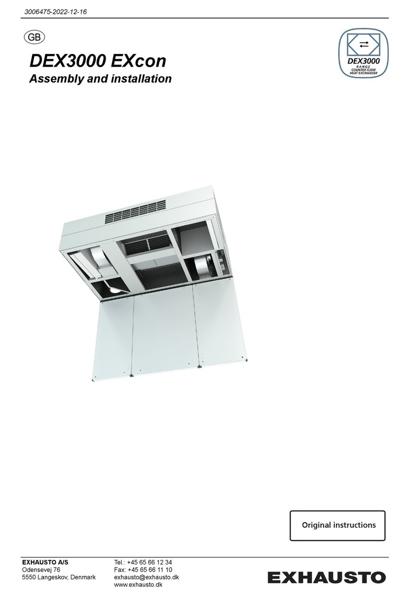 Exhausto DEX3000 EXcon Assembly and installation