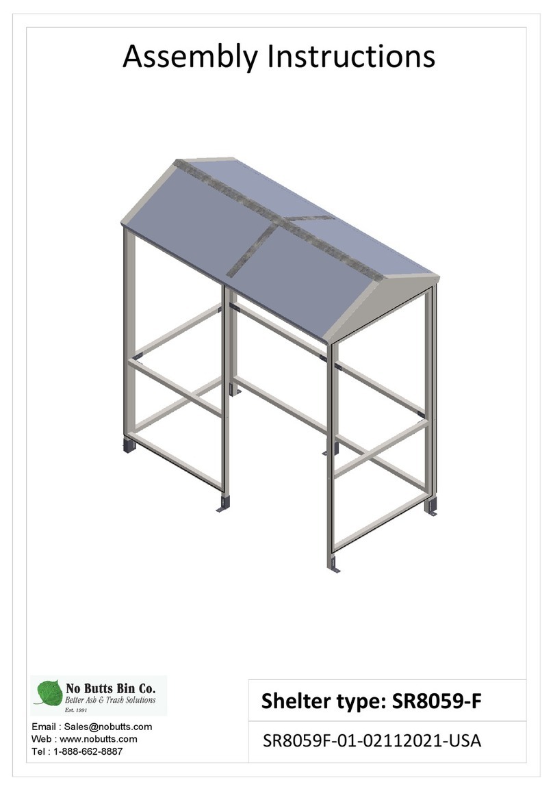 No Butts Bin SR8059-F User manual