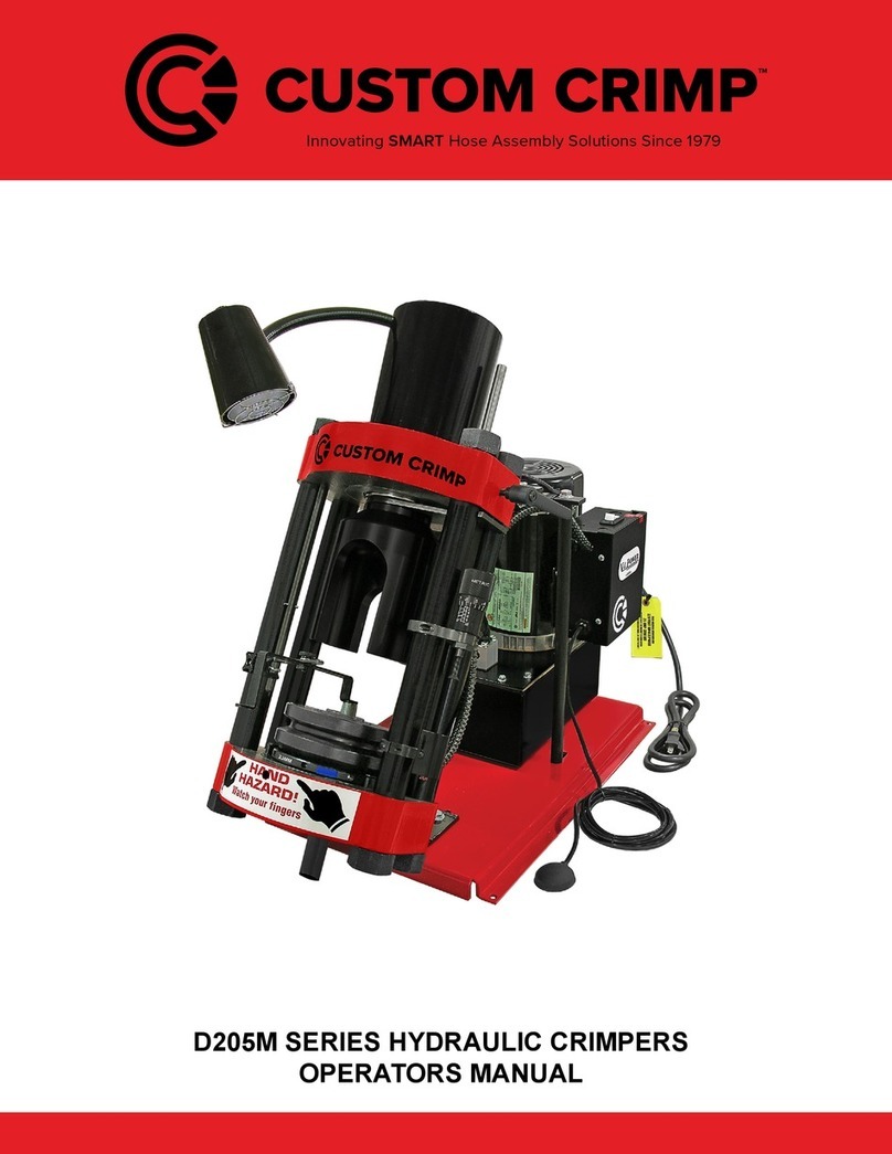 CustomCrimp D205M Series User manual