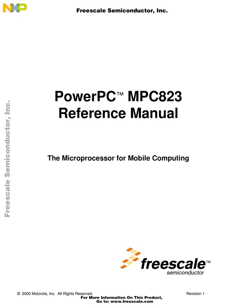 Freescale Semiconductor PowerPC MPC823 User manual