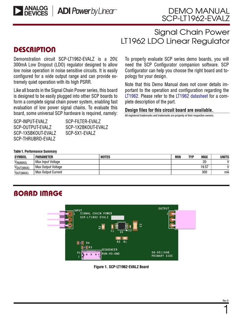 Linear ADI Power SCP-LT1962-EVALZ Quick setup guide Linear ADI Power SCP-LT1962-EVALZ Quick setup guide