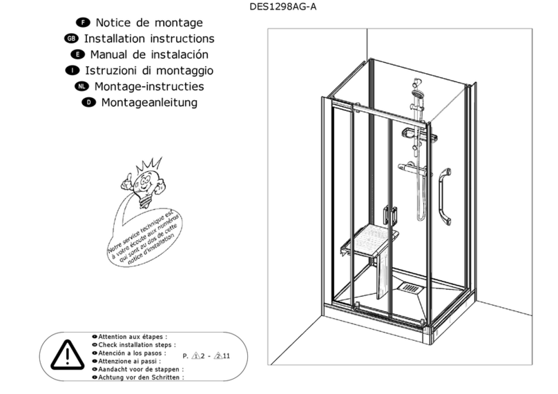 Kinedo Kinemagic Royal 2 DES1298AG-A User manual