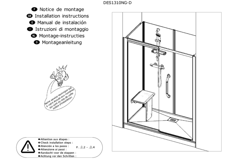 Kinedo Kinemagic Royal 2 DES1310NG-D User manual Kinedo Kinemagic Royal 2 DES1310NG-D User manual
